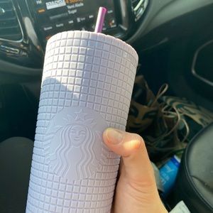 Starbucks Lilac Grid Cup